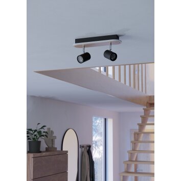 EGLO RIMBOCCHI Deckenleuchte LED Braun, Schwarz