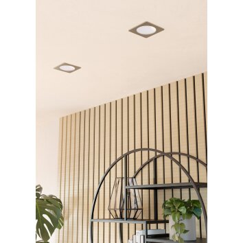 EGLO FUEVA 6 Einbauleuchte LED Nickel-Matt, Farbwechsler