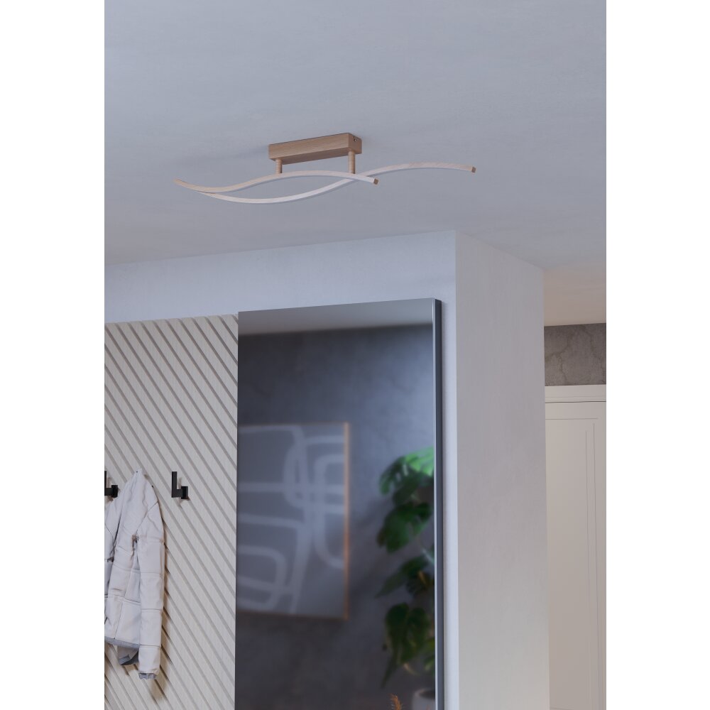 EGLO GRISOLIA Deckenleuchte LED Braun main product photo