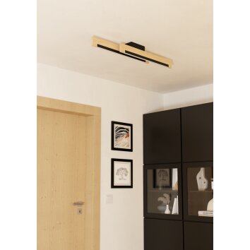 EGLO CAMACHO Deckenleuchte LED Braun, Schwarz