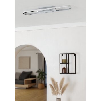 EGLO CONIVARENA Deckenleuchte LED Chrom, Farbwechsler EGLO CONIVARENA Deckenleuchte LED Chrom, Farbwechsler