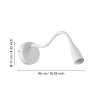 EGLO OLIVANDINO Wandleuchte LED Weiß EGLO OLIVANDINO Wandleuchte LED Weiß