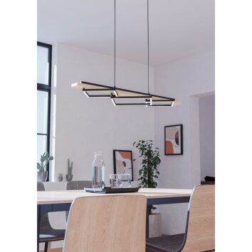 EGLO BOYAL Hängeleuchte LED Braun, Schwarz