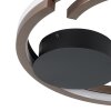 EGLO MEZZOMONTE Deckenleuchte LED Bronze, Schwarz, Fernbedienung