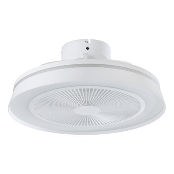 EGLO VALLONIA 1 Leuchte mit Ventilator LED weiß matt, Fernbedienung, Farbwechsler