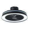 EGLO VALLONIA 1 Leuchte mit Ventilator LED Schwarz, Fernbedienung, Farbwechsler