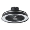 EGLO VALLONIA 1 Leuchte mit Ventilator LED Schwarz, Fernbedienung, Farbwechsler