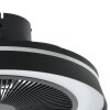 EGLO VALLONIA 1 Leuchte mit Ventilator LED Schwarz, Fernbedienung, Farbwechsler