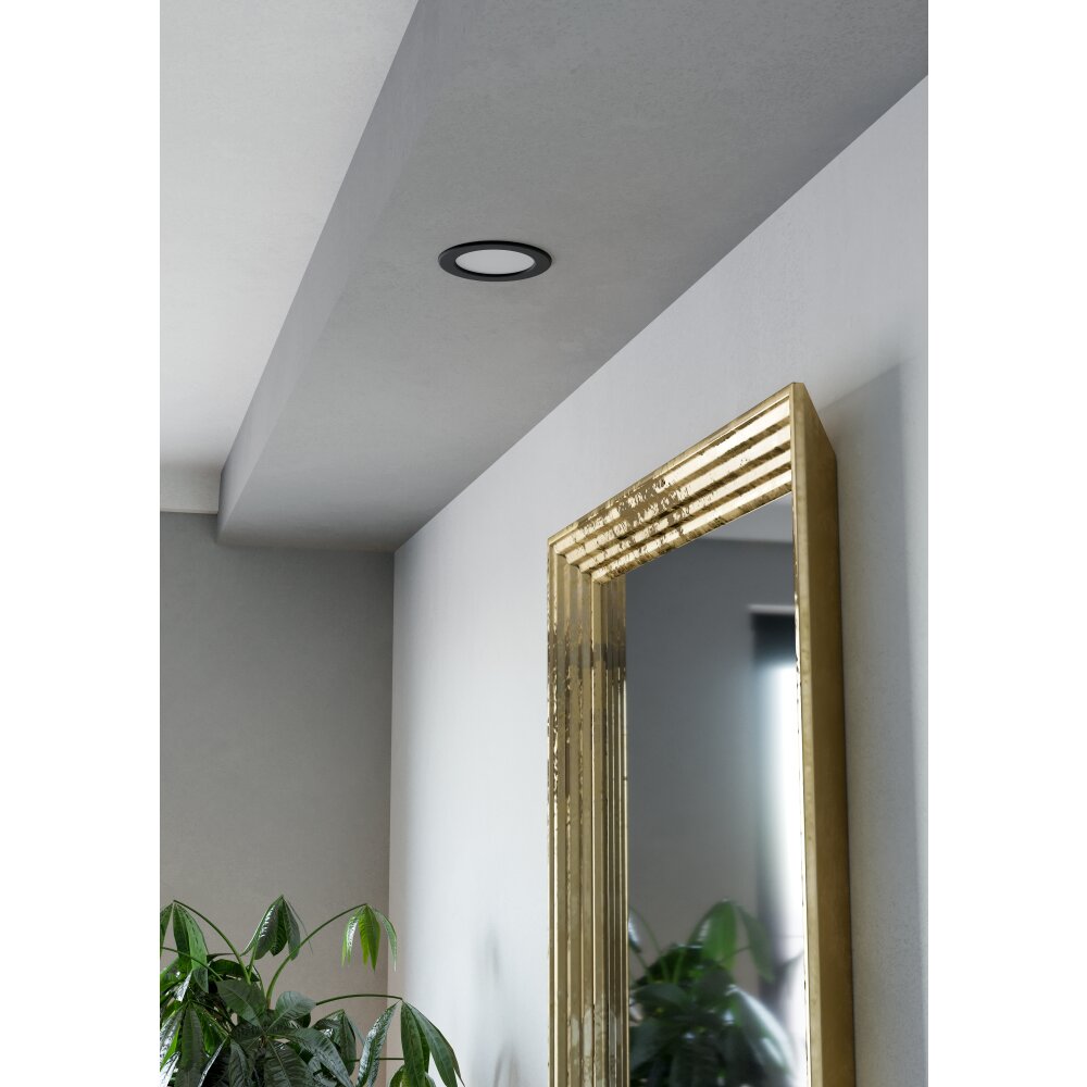 EGLO FUEVA 6-Z Einbauleuchte LED Schwarz, Farbwechsler main product photo