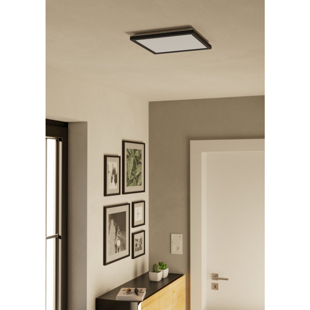 EGLO ROVITO-Z Deckenleuchte LED Schwarz, Farbwechsler main product photo