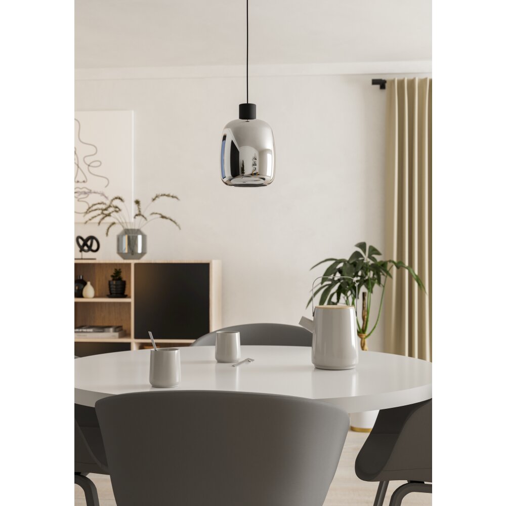 EGLO MOLOCHIO-Z Hängeleuchte LED Schwarz, Farbwechsler main product photo