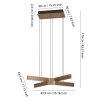 EGLO FOLCINO-Z Hängeleuchte LED Bronze, Schwarz, Farbwechsler