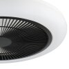 EGLO KOSTRENA Leuchte mit Ventilator LED Schwarz, Weiß, Fernbedienung
