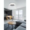 EGLO KOSTRENA Leuchte mit Ventilator LED Grau, Weiß, Fernbedienung