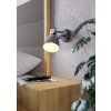 EGLO COSWARTH Wandleuchte Anthrazit, Braun, Opal weiß