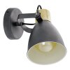 EGLO COSWARTH Wandleuchte Anthrazit, Braun, Opal weiß