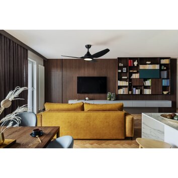 EGLO TUNITAS Deckenventilator LED Schwarz, Fernbedienung, Farbwechsler EGLO TUNITAS Deckenventilator LED Schwarz, Fernbedienung, Farbwechsler