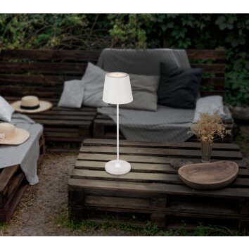 EGLO CABOZO Tischleuchte LED Weiß, Fernbedienung