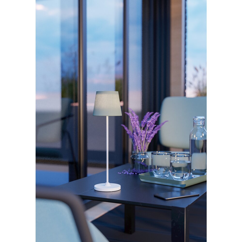 EGLO LEONERO Tischleuchte LED Weiß, Fernbedienung main product photo