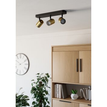 EGLO CONSUMA 1 Deckenleuchte Messing, Schwarz EGLO CONSUMA 1 Deckenleuchte Messing, Schwarz