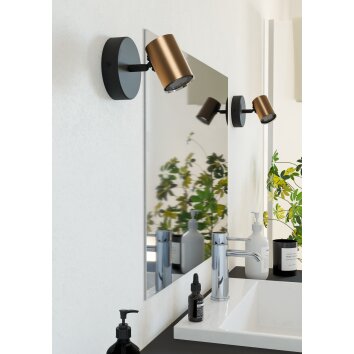 EGLO CONSUMA 1 Wandleuchte Bronze, Schwarz