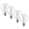 LED E27 4er Set 6 Watt 2700 Kelvin 450 Lumen