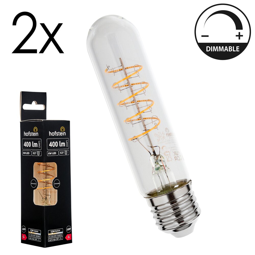LED E27 2er Set 6 Watt 2700 Kelvin 400 Lumen main product photo