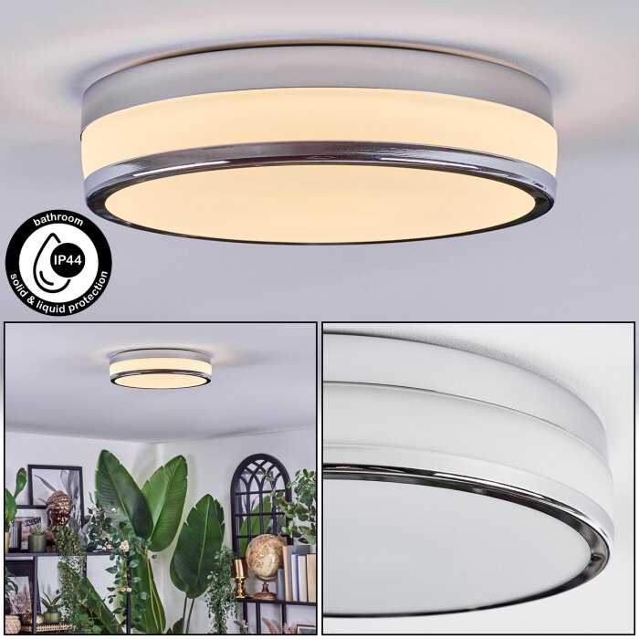 Dalor Deckenpanel LED Silber, 1-flammig