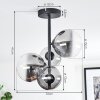 Chehalis Deckenleuchte Glas 12 cm, 15 cm Klar, Rauchfarben, 4-flammig