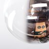 Chehalis Deckenleuchte Glas 12 cm, 15 cm Bernsteinfarben, Klar, Rauchfarben, 4-flammig