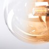 Chehalis Deckenleuchte Glas 12 cm, 15 cm Bernsteinfarben, Klar, 4-flammig