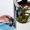 Chehalis Deckenleuchte Glas 12 cm Blau, Chrom, Grün, Kupferfarben, Rauchfarben, 4-flammig