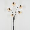 Koyoto Stehleuchte Glas 15 cm Bernsteinfarben, Klar, 5-flammig