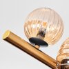 Chehalis Deckenleuchte Glas 10 cm, 12 cm, 15 cm Gold, Schwarz, 8-flammig
