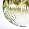 Chehalis Deckenleuchte Glas 10 cm, 12 cm, 15 cm Gold, Schwarz, 8-flammig