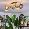 Chehalis Deckenleuchte Glas 10 cm, 12 cm, 15 cm Gold, Schwarz, 8-flammig