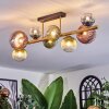Chehalis Deckenleuchte Glas 10 cm, 12 cm, 15 cm Gold, Schwarz, 8-flammig