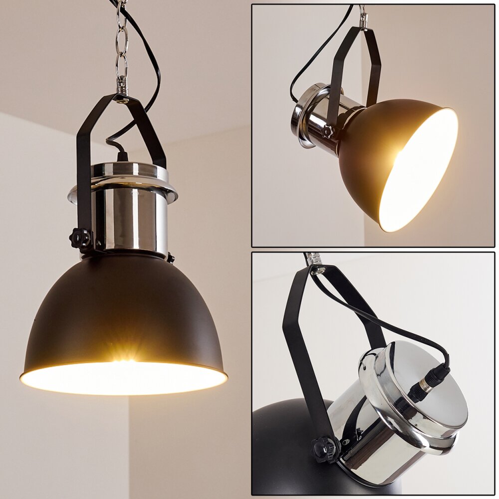Alamosa Hängeleuchte Chrom, Schwarz, 1-flammig main product photo