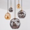 Ripoll Hängeleuchte Glas 15 cm, 20 cm, 25 cm, 30 cm Gold, Schwarz, 5-flammig