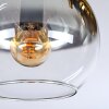 Koyoto Deckenleuchte Glas 15 cm Gold, Schwarz, 3-flammig