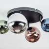 Chehalis Deckenleuchte Glas 12 cm, 15 cm Blau, Chrom, Grün, Kupferfarben, Rauchfarben, 4-flammig