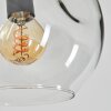 Ripoll Stehleuchte Glas 15 cm Bernsteinfarben, Klar, Rauchfarben, 5-flammig