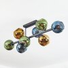 Koyoto Deckenleuchte Glas 15 cm Blau, Gold, Grün, 8-flammig