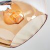 Koyoto Deckenleuchte Glas 15 cm Bernsteinfarben, 4-flammig