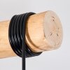 Ripoll Hängeleuchte Glas 15 cm Naturfarben, Schwarz, 5-flammig