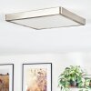 Finsrud Deckenpanel LED Nickel-Matt, 1-flammig