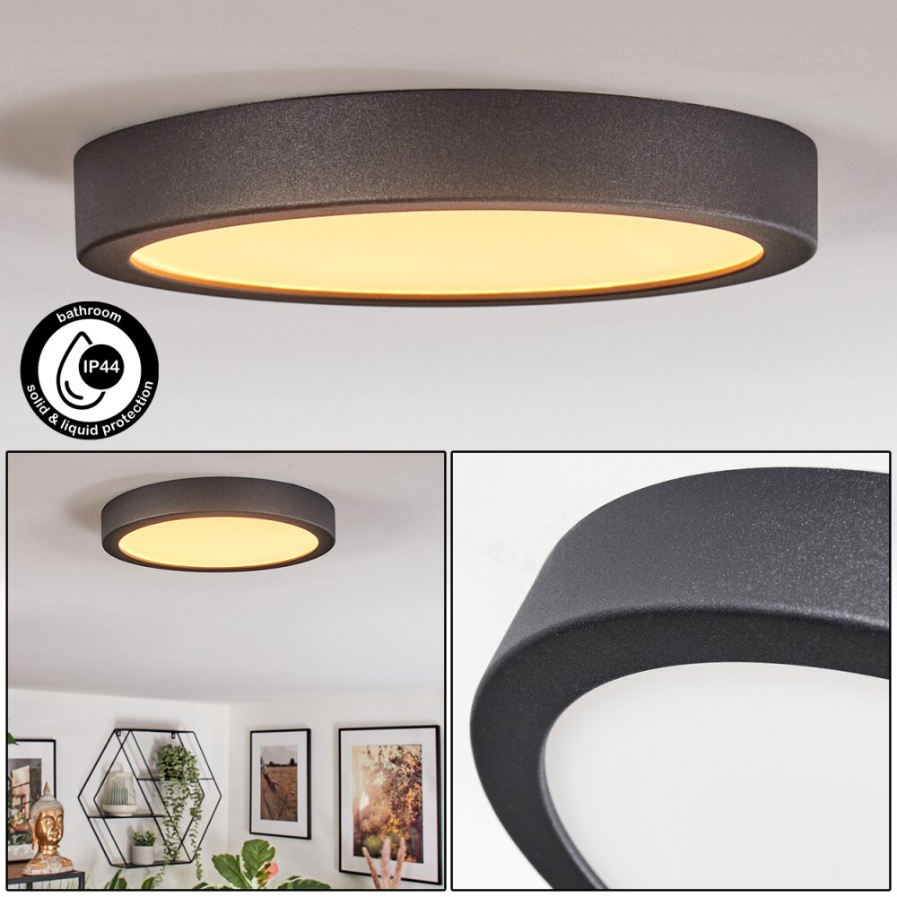 Finsrud Deckenpanel LED Schwarz, 1-flammig main product photo