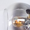 Koyoto Deckenleuchte Glas 15 cm Gold, Schwarz, 3-flammig