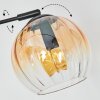 Koyoto Stehleuchte Glas 15 cm Bernsteinfarben, Klar, Rauchfarben, 3-flammig