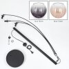 Koyoto Stehleuchte Glas 15 cm Bernsteinfarben, Klar, Rauchfarben, 3-flammig